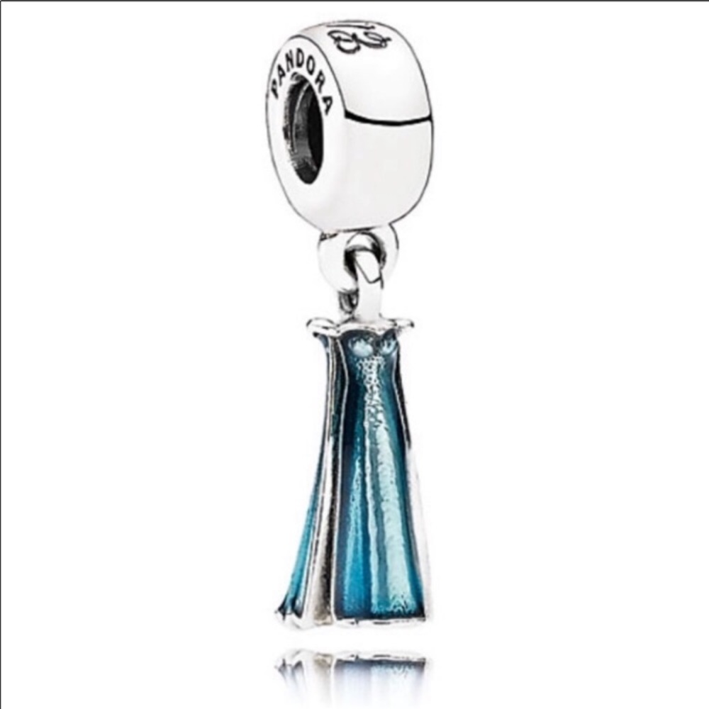 NEW PANDORA DISNEY Sterling Silver ELSA DRESS